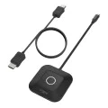 Fixed - Безжичен HDMI удължител AirLink (FIXA-AL-BK) - Plug&Play, 1080p Full HD, USB-C PD100W - Черен