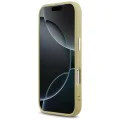 Калъф за iPhone 17 Pro - Guess - Блестящо триъгълно лого MagSafe (GUHMP17LPFGTSCMD) - Златист