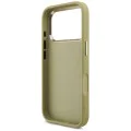 Калъф за iPhone 17 Pro - Guess - Fixed Glitter Big 4G Metal Frame (GUHCP17LHG4SGCD) - Златист
