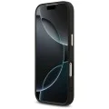 Калъф за iPhone 17 Pro - Guess - Fixed Glitter Big 4G Metal Frame (GUHCP17LHG4SGCK) - Черен