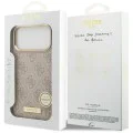 Калъф за iPhone 17 Pro Max - Guess - Hardcase 4G Logo Plate MagSafe (GUHMP17XU4GPRP) - Розов