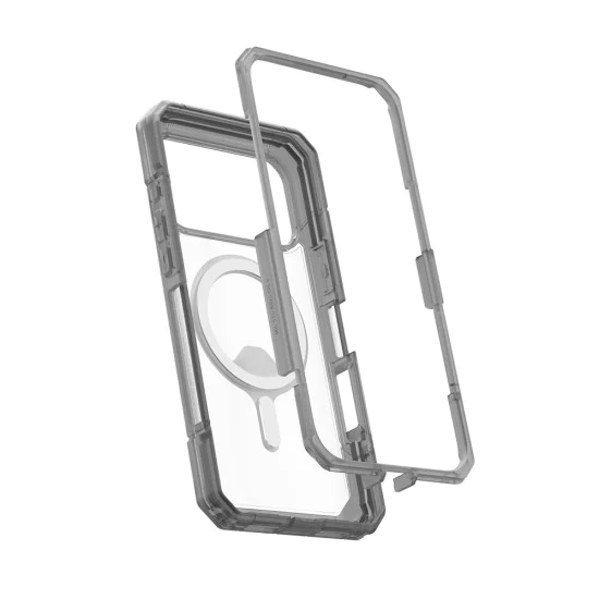 Калъф за iPhone 17 Pro Max - UAG - Trooper MagSafe - Прозрачен Сив