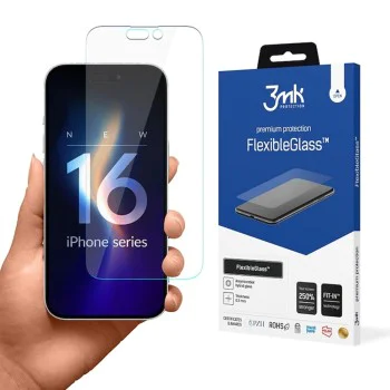 Протектор за iPhone 16 Pro Max - 3mk - FlexibleGlass - Прозрачен