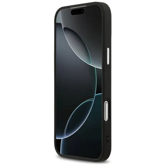Калъф за iPhone 17 Pro Max - Guess - Hardcase Classic Logo MagSafe (GUHMP17XPSAREGSK) - Черен