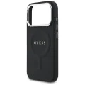 Калъф за iPhone 17 Pro - Guess - Hardcase Classic Logo MagSafe (GUHMP17LPSAREGSK) - Черен