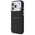 Калъф за iPhone 17 Pro - Guess - Hardcase Classic Logo MagSafe (GUHMP17LPSAREGSK) - Черен