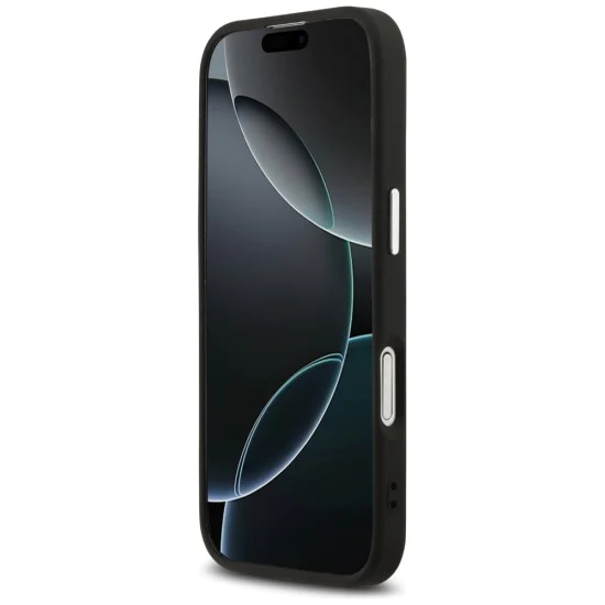 Калъф за iPhone 17 - Guess - Hardcase Classic Logo MagSafe (GUHMP17SPSAREGSK) - Черен