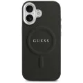 Калъф за iPhone 17 - Guess - Hardcase Classic Logo MagSafe (GUHMP17SPSAREGSK) - Черен