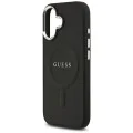 Калъф за iPhone 17 - Guess - Hardcase Classic Logo MagSafe (GUHMP17SPSAREGSK) - Черен