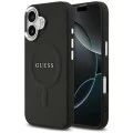 Калъф за iPhone 17 - Guess - Hardcase Classic Logo MagSafe (GUHMP17SPSAREGSK) - Черен