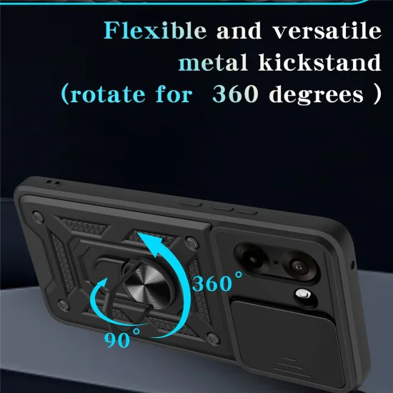 Калъф за OnePlus Nord CE5 - Techsuit - CamShield Series - Черен