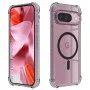 Калъф за Google Pixel 9 - Techsuit - Удароустойчив Clear Silicone MagSafe - Опушено Черен