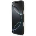 Калъф за iPhone 17 Pro Max - Guess - Голямо 4G класическо лого с големи метални копчета на каишката (GUHCP17XP4G4BCSK) - Черен