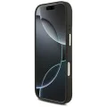 Калъф за iPhone 17 Pro - Guess - Голямо 4G класическо лого с големи метални копчета за каишка (GUHCP17LP4G4BCSK) - Черен