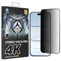 Протектор за iPhone 17 Air - Lito - D+ Max 4K Privacy - Черен