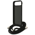 Калъф за iPhone 17 Air - Guess - Crossbody Cord 4G Big Logo (GUHCP17MP4GMGCRW) - Кафяв