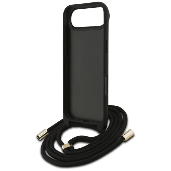 Калъф за iPhone 17 Air - Guess - Crossbody Cord 4G Big Logo (GUHCP17MP4GMGCRW) - Кафяв