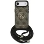 Калъф за iPhone 17 Air - Guess - Crossbody Cord 4G Big Logo (GUHCP17MP4GMGCRW) - Кафяв