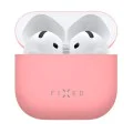 Fixed - Копринен калъф (FIXSIL-1473-PI) - за AirPods 4 - Розов