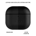 Fixed - кожен калъф Pods (FIXLP-1473-BK) - за AirPods 4 - Черен