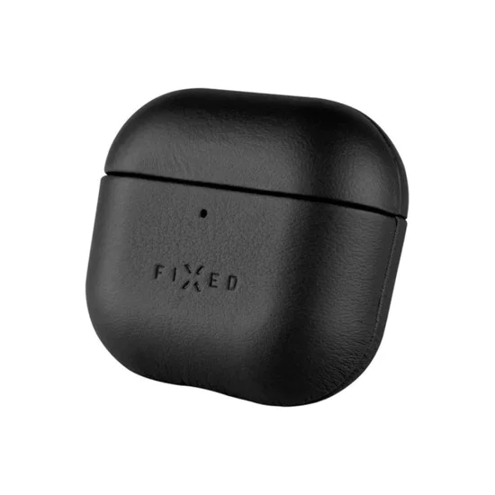 Fixed - кожен калъф Pods (FIXLP-1473-BK) - за AirPods 4 - Черен