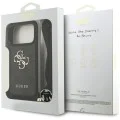 Калъф за iPhone 17 Pro - Guess - Crossbody Cord 4G Big Logo (GUHCP17LP4GMGCRK) - Черен