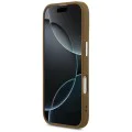 Калъф за iPhone 17 - Guess - Твърд калъф с триъгълно лого MagSafe (GUHMP17SPSDTSCMW) - Кафяв