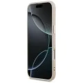 Калъф за iPhone 17 Air - Guess - Твърд калъф с триъгълно лого MagSafe (GUHMP17MPSDTSCMP) - Розов