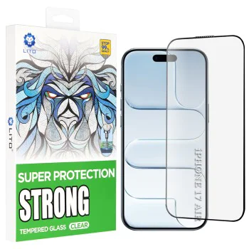Протектор за iPhone 17 Air - Lito - D+ Max Strong - Черен