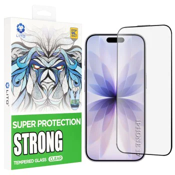 Протектор за iPhone 17 / iPhone 16 Pro - Lito - D+ Max Strong - Черен