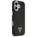 Калъф за iPhone 17 - Guess - Твърд калъф с триъгълно лого MagSafe (GUHMP17SPSDTSCMK) - Черен