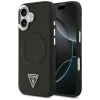 Калъф за iPhone 17 - Guess - Твърд калъф с триъгълно лого MagSafe (GUHMP17SPSDTSCMK) - Черен
