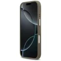 Калъф за iPhone 17 - Guess - Твърд калъф с голямо 4G класическо лого с грайфер (GUHCP17SPG4SMCEW) - Кафяв