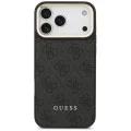 Калъф за iPhone 17 Pro Max – с MagSafe – Guess (GUBPHCP17XP4SM4MCK) Cardslot 4G – Черен