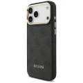 Калъф за iPhone 17 Pro Max – с MagSafe – Guess (GUBPHCP17XP4SM4MCK) Cardslot 4G – Черен