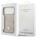 Калъф за iPhone 17 Pro Max - Guess - Hardcase 4G Double Card Triangle (GUHCP17XP4TPP) - Розов