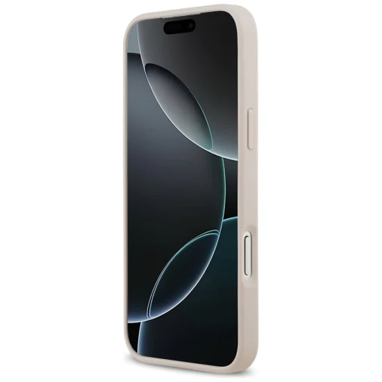 Калъф за iPhone 17 Pro Max - Guess - Hardcase 4G Double Card Triangle (GUHCP17XP4TPP) - Розов