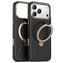 Калъф за iPhone 17 Pro Max - Torras - QPRO Leather Series - Черен