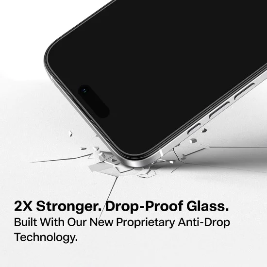 Протектор за iPhone 17 Pro Max - Torras - GlassGo Install Master Privacy - Черен
