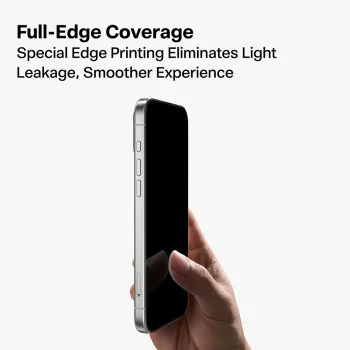 Калъф за iPhone 17 - Torras - GlassGo Install Master Privacy - Черен
