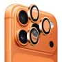 Протектор – Камера за iPhone 17 Pro / Pro Max – Blueo Metal Frame – Оранжев