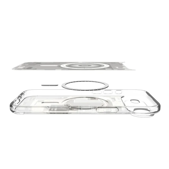 Калъф за iPhone 17 Air - Spigen - Ultra Hybrid Zero One MagSafe - Натурален титан