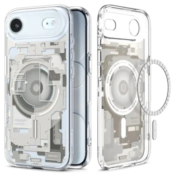 Калъф за iPhone 17 Air - Spigen - Ultra Hybrid Zero One MagSafe - Натурален титан