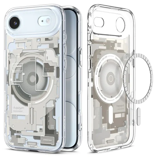 Калъф за iPhone 17 Air - Spigen - Ultra Hybrid Zero One MagSafe - Натурален титан