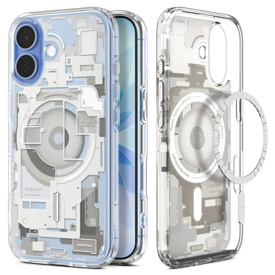 Калъф за iPhone 17 - Spigen - Ultra Hybrid Zero One MagSafe - Натурален титан