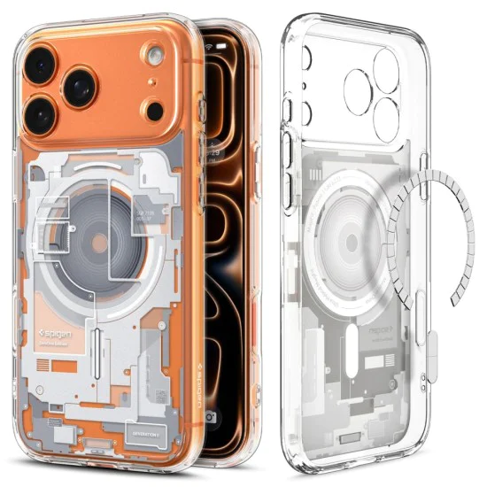 Калъф за iPhone 17 Pro Max - Spigen - Ultra Hybrid Zero One MagSafe - Бял
