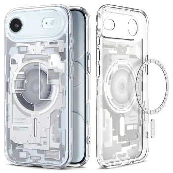 Калъф за iPhone 17 Air - Spigen - Ultra Hybrid Zero One MagSafe - Бял