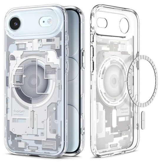 Калъф за iPhone 17 Air - Spigen - Ultra Hybrid Zero One MagSafe - Бял