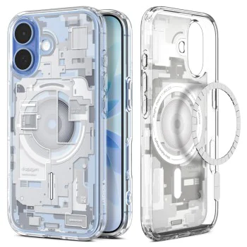 Калъф за iPhone 17 - Spigen - Ultra Hybrid Zero One MagSafe - Бял