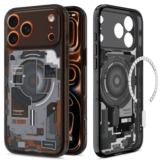 Калъф за iPhone 17 Pro Max - Spigen - Ultra Hybrid Zero One MagSafe - Черен